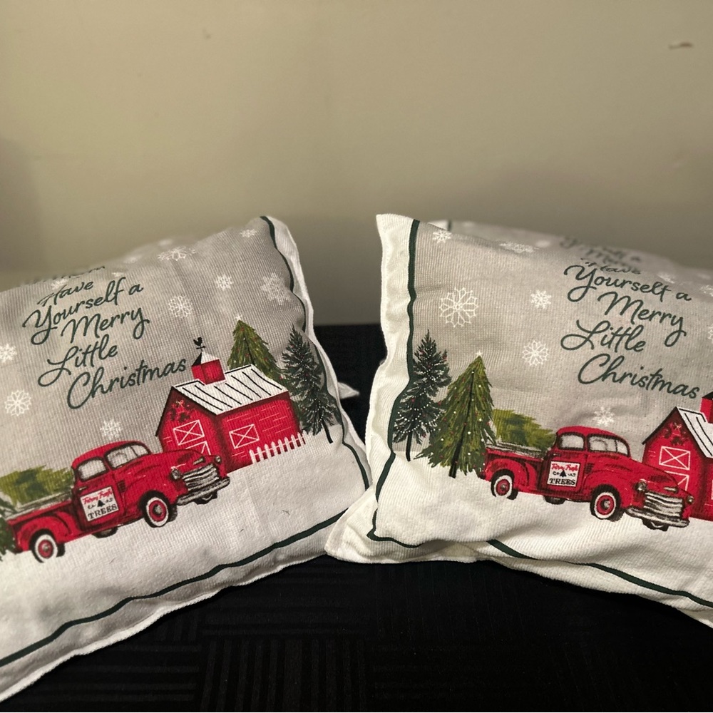Christmas throw pillow